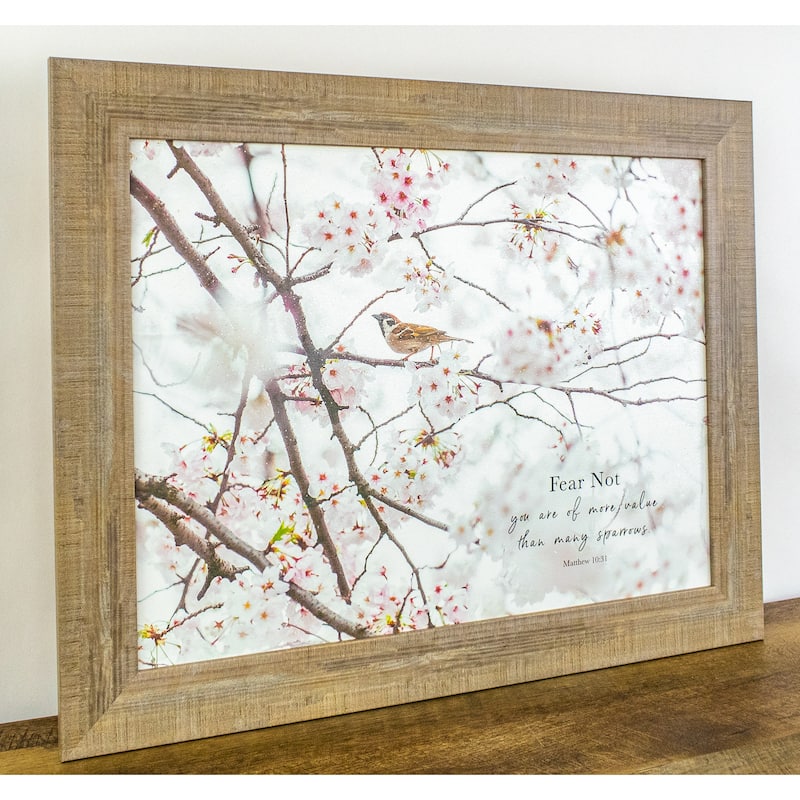 Fear Not You Are Of More Value Than Many Sparrows Religious Biblical