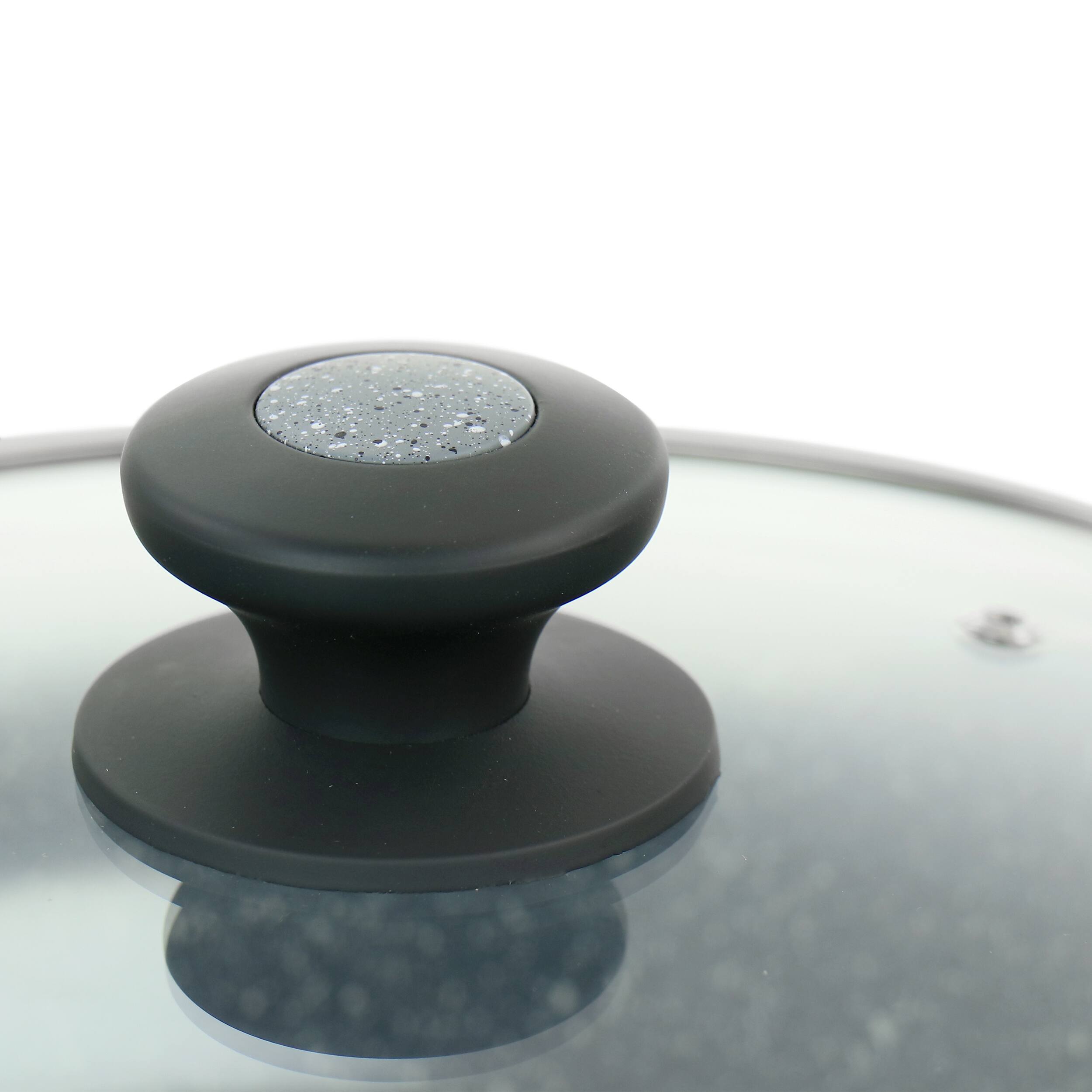 Oster Bastone 5.3 Quart Nonstick Aluminum Dutch Oven in Speckled Gray