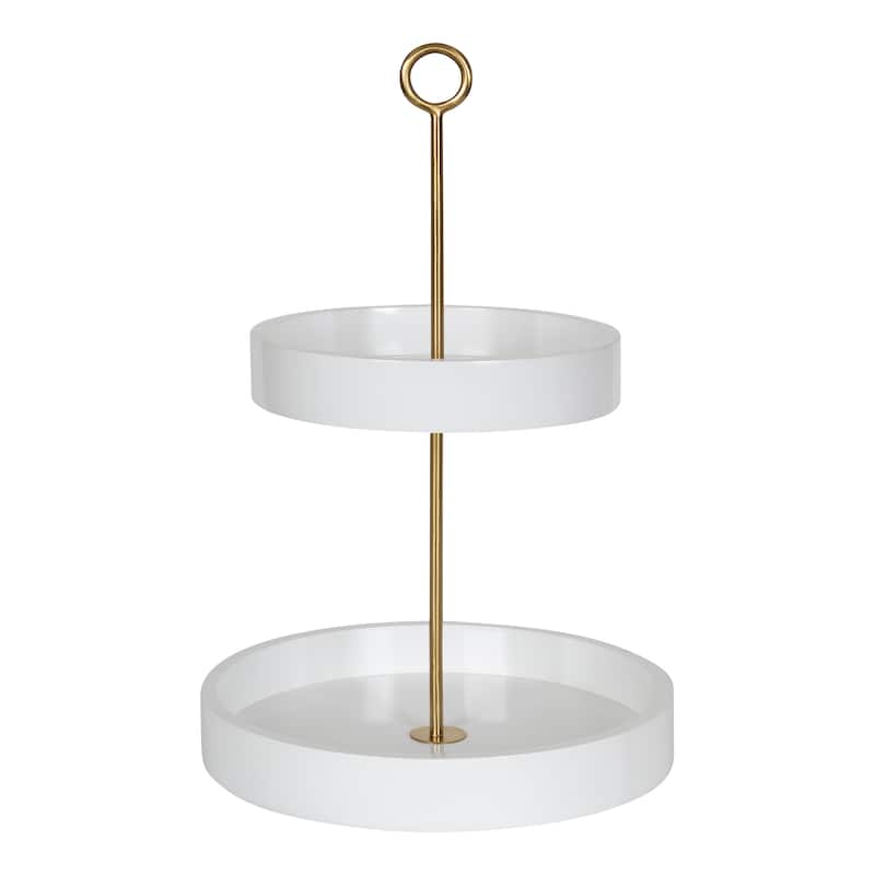 Kate and Laurel Lipton Tiered Decorative Tray