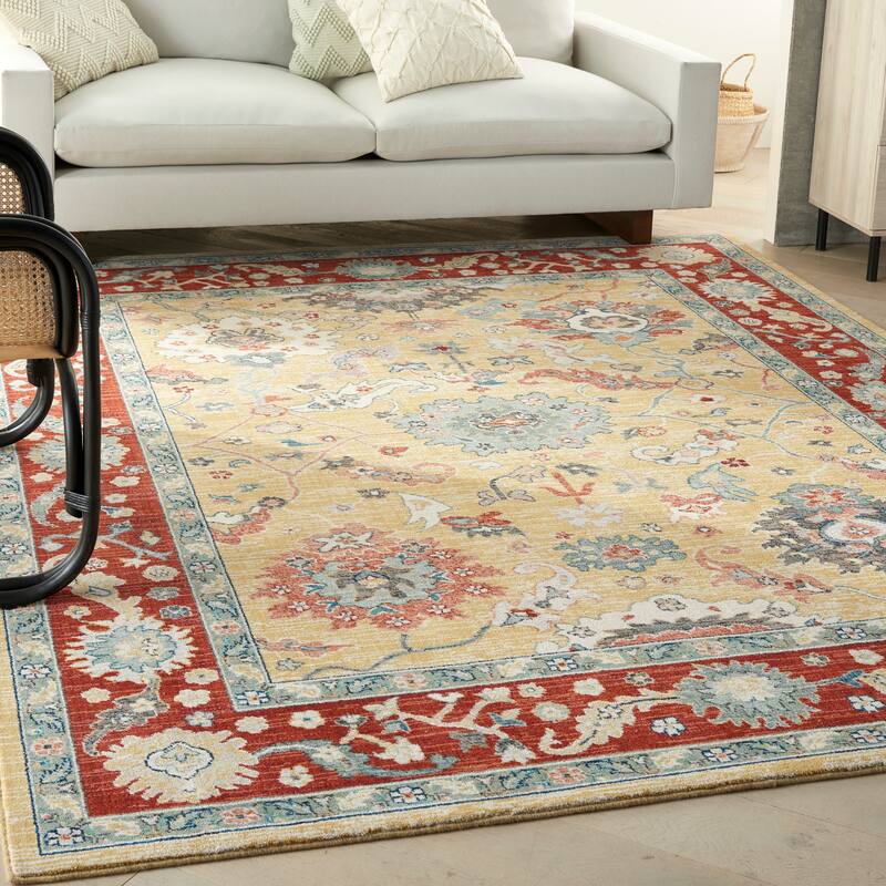 Nourison Parisa Traditional Bordered Area Rug