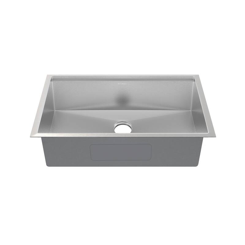 Rivage 33 x 19 Single Basin Undermount Kitchen Workstation Sink - 33 x 19