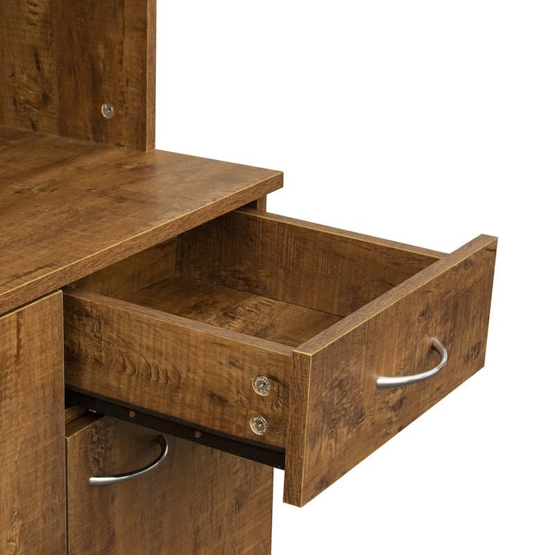 70.87" Tall Wardrobe and Kitchen Cabinet