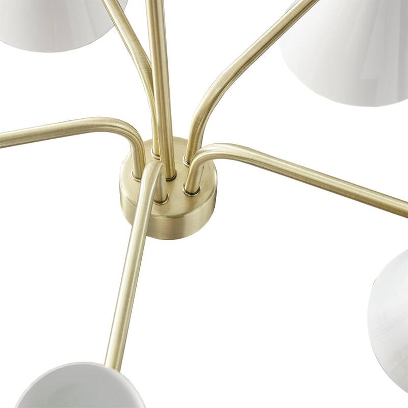 5-Light Metal Chandelier