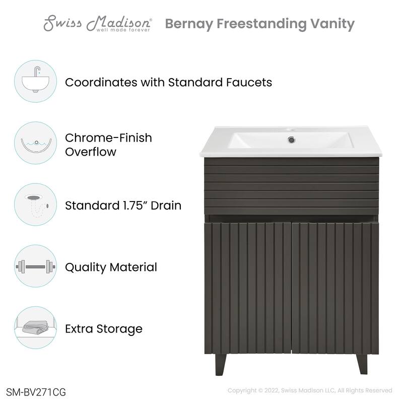 Bernay 24" Bathroom Vanity