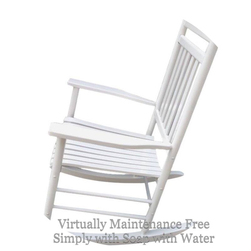 Havana White Rocking Chair
