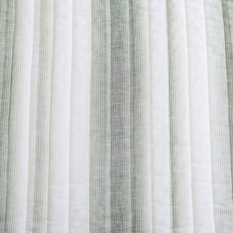 Tommy Bahama La Prisma Stripe Texture Reversible Cotton Bedding (Beige, 3 Piece Set)