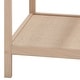preview thumbnail 18 of 16, Nathan James Hayes Nightstand, Light Brown Finish, Glass Top