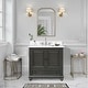 preview thumbnail 18 of 16, Thompson 36 in. Single Sink Bathroom Vanity with Engineered Stone Top - 37"W x 22"D x 35"H