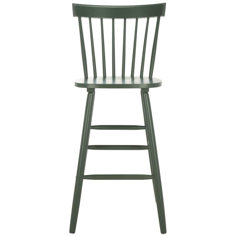 SAFAVIEH Belva 30-inch Spindle Farmhouse Bar Stool (Set of 2) - 20" W x 21" D x 44" H - 20"W x 21"D x 44"H