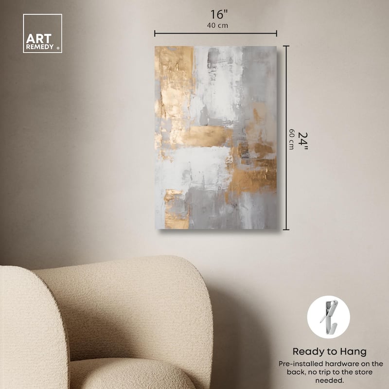 Woven Reminiscence IV Canvas by Art Remedy, Gallery Wrapped