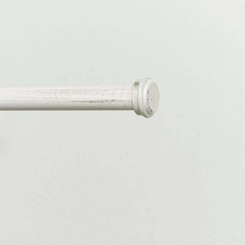 EXCLUSIVE HOME Topper 1" Curtain Rod and Finial Set