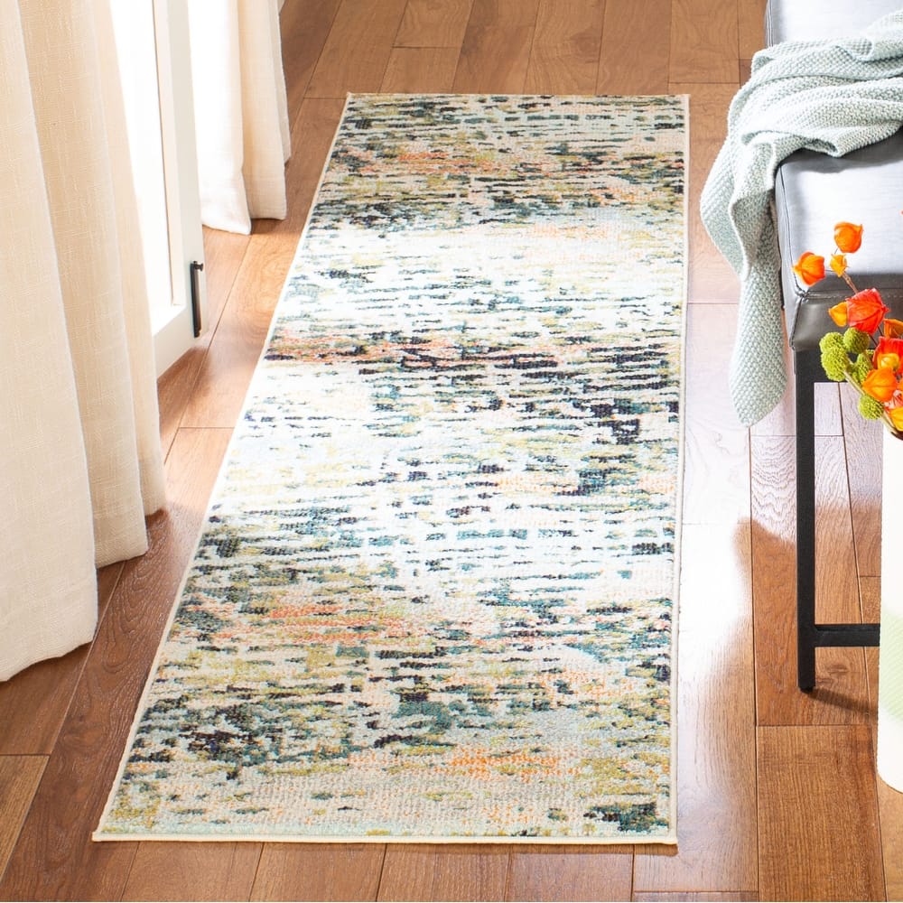 SAFAVIEH Madison Erlinda Vintage Boho Abstract Rug