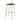 Costway 41” Bar Height Patio Table with Acacia Wood Top, Metal Frame - See Details