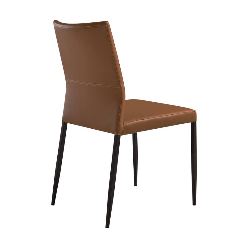 Kash Faux Leather Upholstered Parsons Dining Chairs - Set of 2
