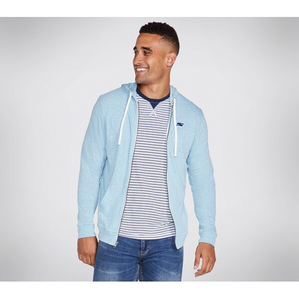 skechers hoodie blue