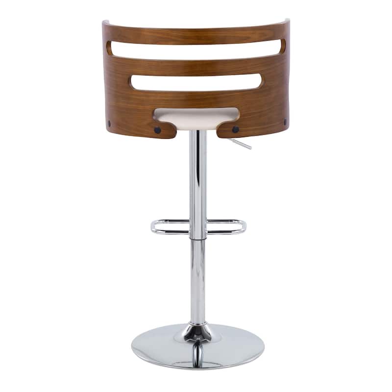 Carson Carrington Cranagh Adjustable Bar Stool with Rounded Rectangle Footrest (Set of 2)