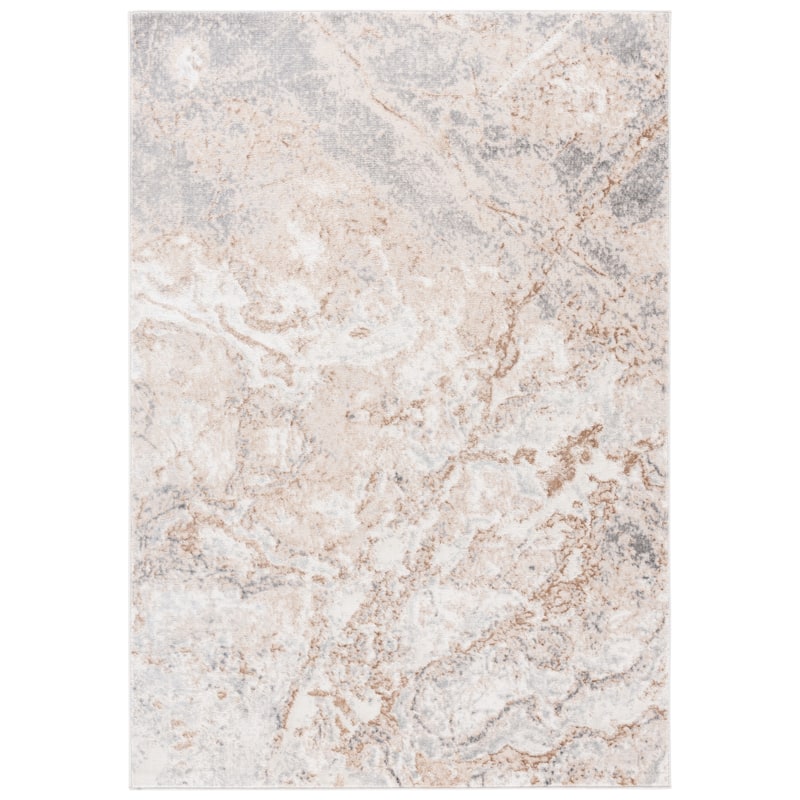 SAFAVIEH Aura Jeung Modern & Contemporary Rug - 5'3" x 7' - Beige/Grey Ivory