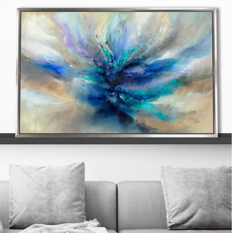 "Ocean Flicker II" by K.Nari Print on Floating Canvas
