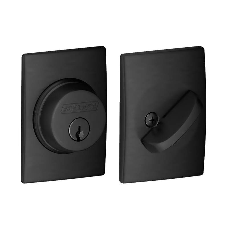 Schlage Single Cylinder Keyed Entry Grade 1 Deadbolt with Decorative