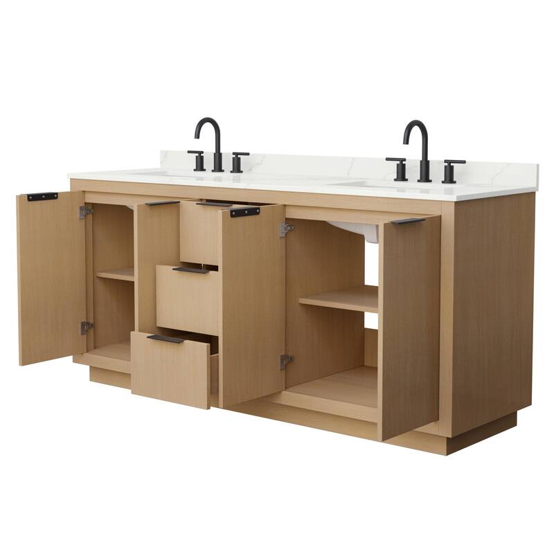 Wyndham Collection WCF282872D-QTZ-US3MXX Maroni 72" Free Standing