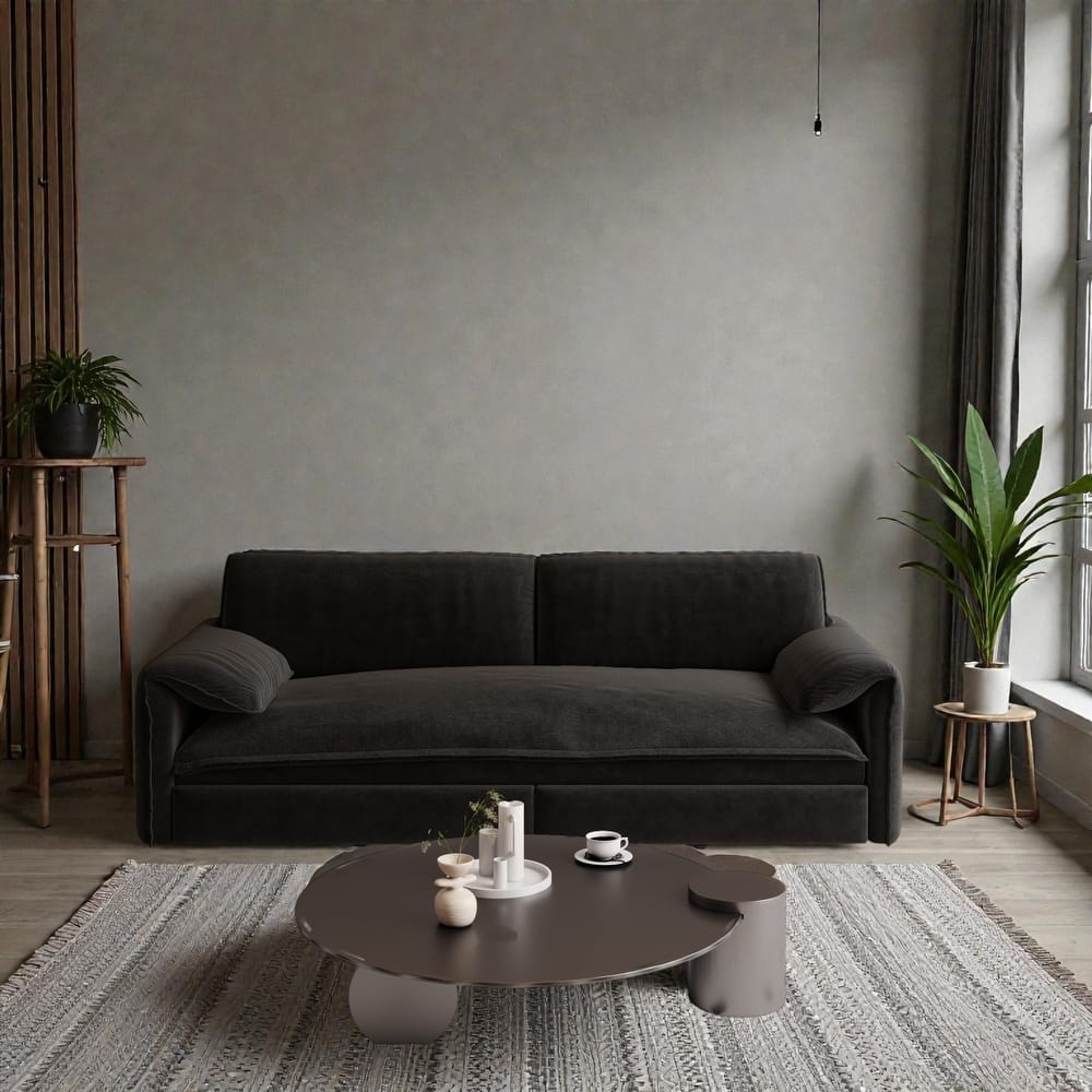 66" Pull Out Sofa Bed, 3-in-1 Convertible Queen Sleeper Sofa with Side Storage, Velvet Loveseat for Living Room Apartment