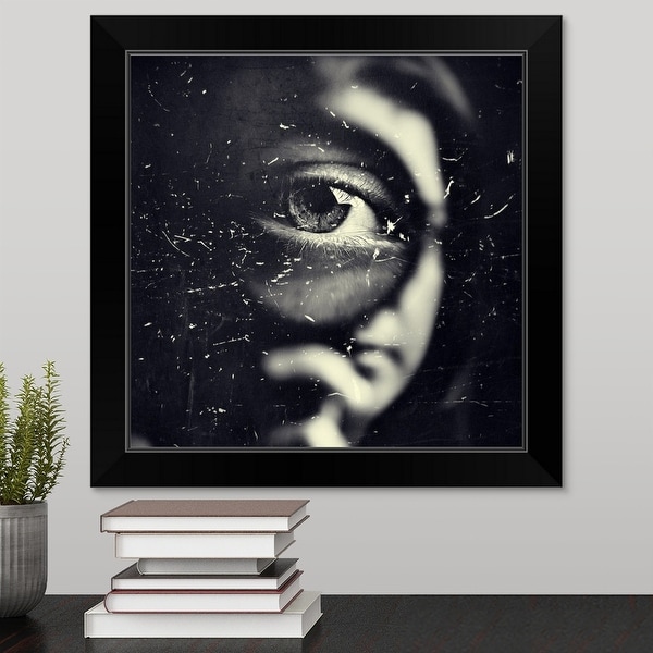 "I Eye" Black Framed Print