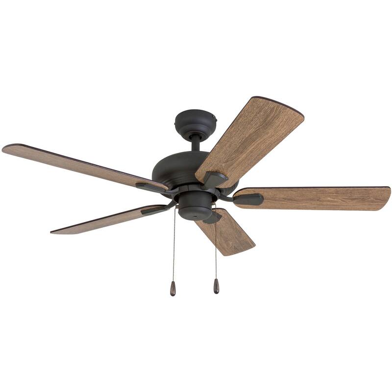 The Gray Barn Heddinge 42-inch Aged Bronze Ceiling Fan in Barnwood/ Tumbleweed Blades with 3-speed Remote