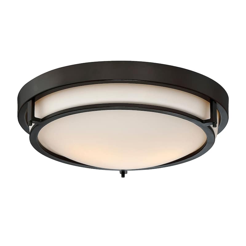 Meridian M60019 2 Light 13" Wide Flush Mount Bowl Ceiling Fixture