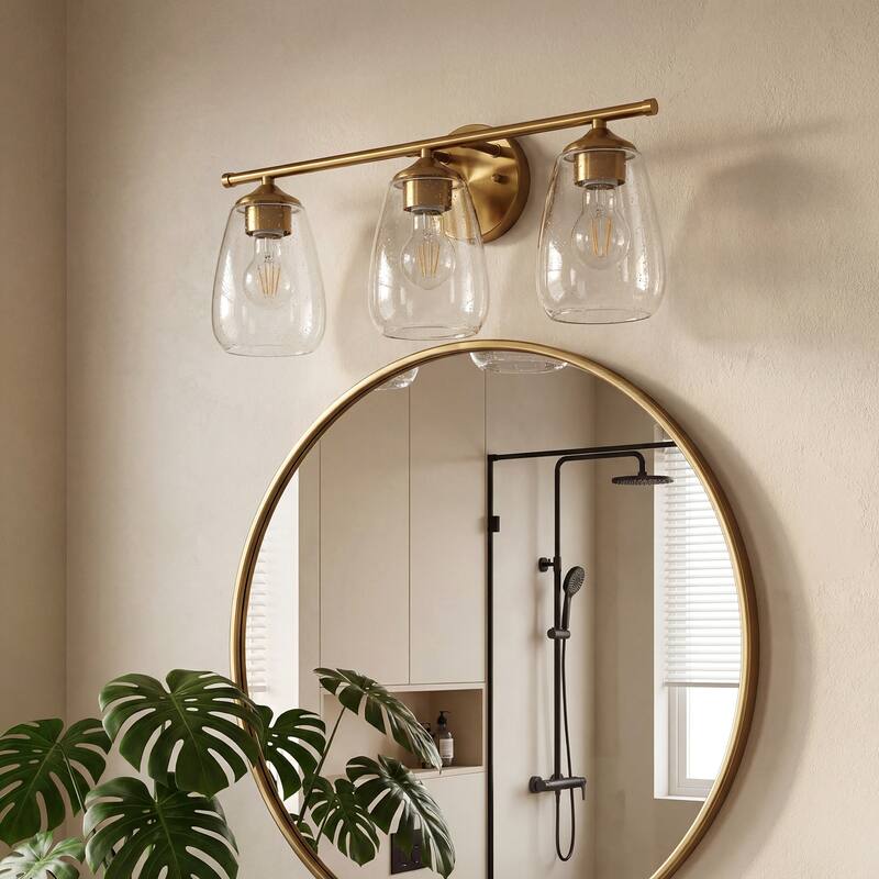 3-Light Bathroom Dimmable Vanity Light
