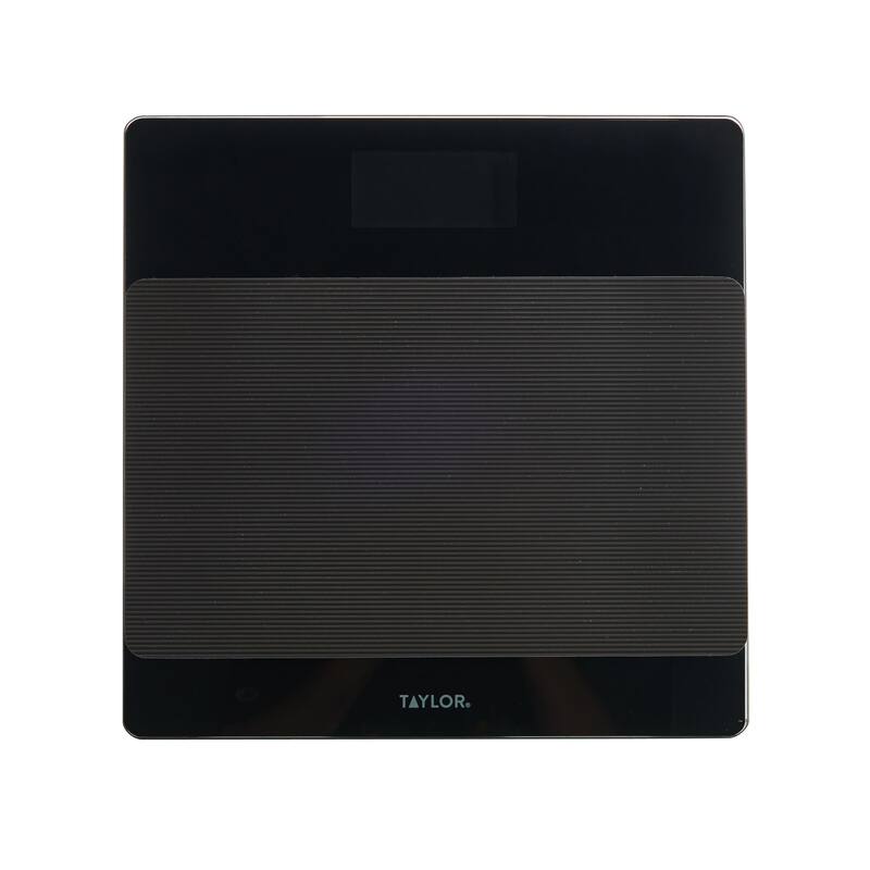 Taylor Digital Non-Slip Mat Bathroom, Black