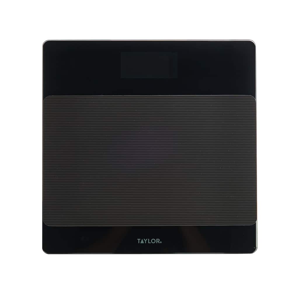 Taylor Digital Non-Slip Mat Bathroom, Black