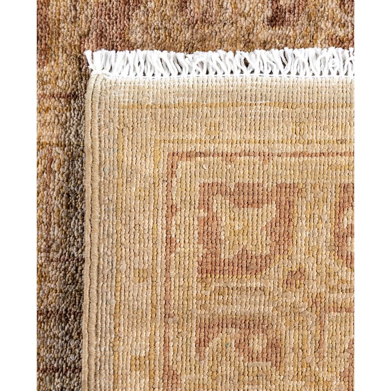 Overdyed One-of-a-Kind Hand-Knotted Runner Rug - Beige - 2' 7" x 7' 9"