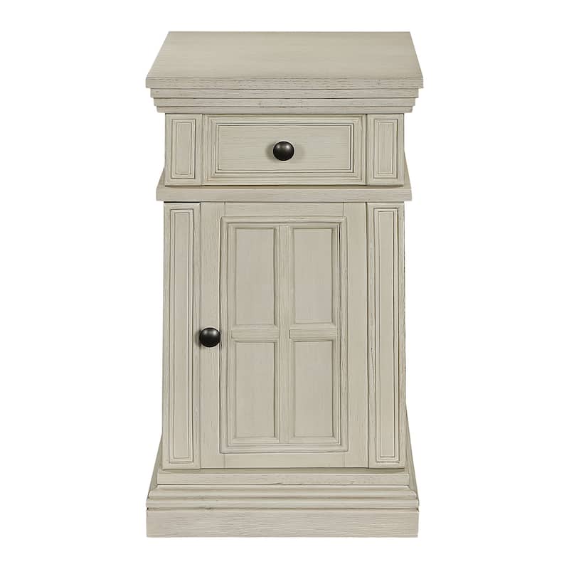 Chair Side Table with Power