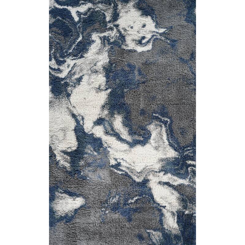 Noori Rug Lux Blake Abstract Modern 2-inch Thick Shag Rug