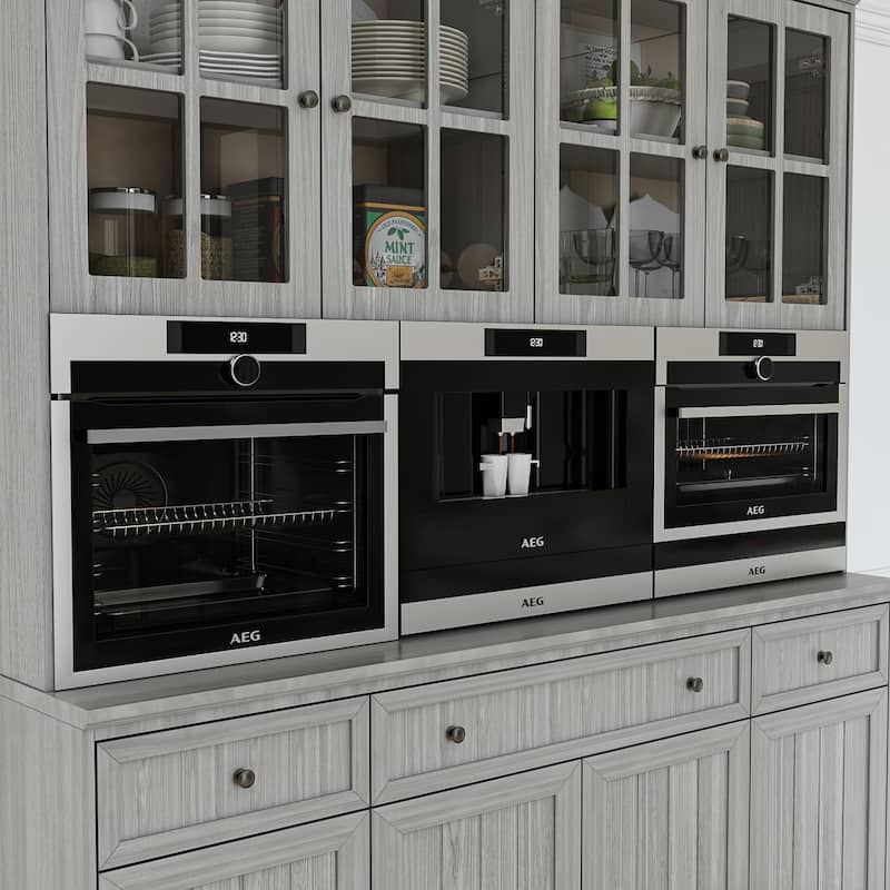 Storage Cabinet Buffet Hutch Storage Pantry Cabinet Display Sideboard