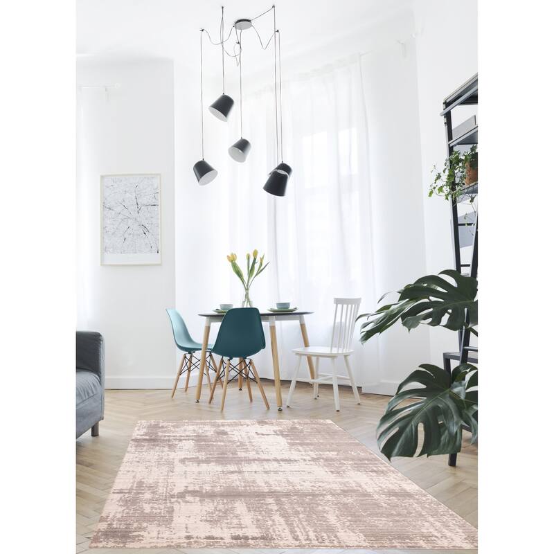 ECARPETGALLERY Hand Loomed Elysian Dark Grey Wool Rug - 8'4 x 11'4