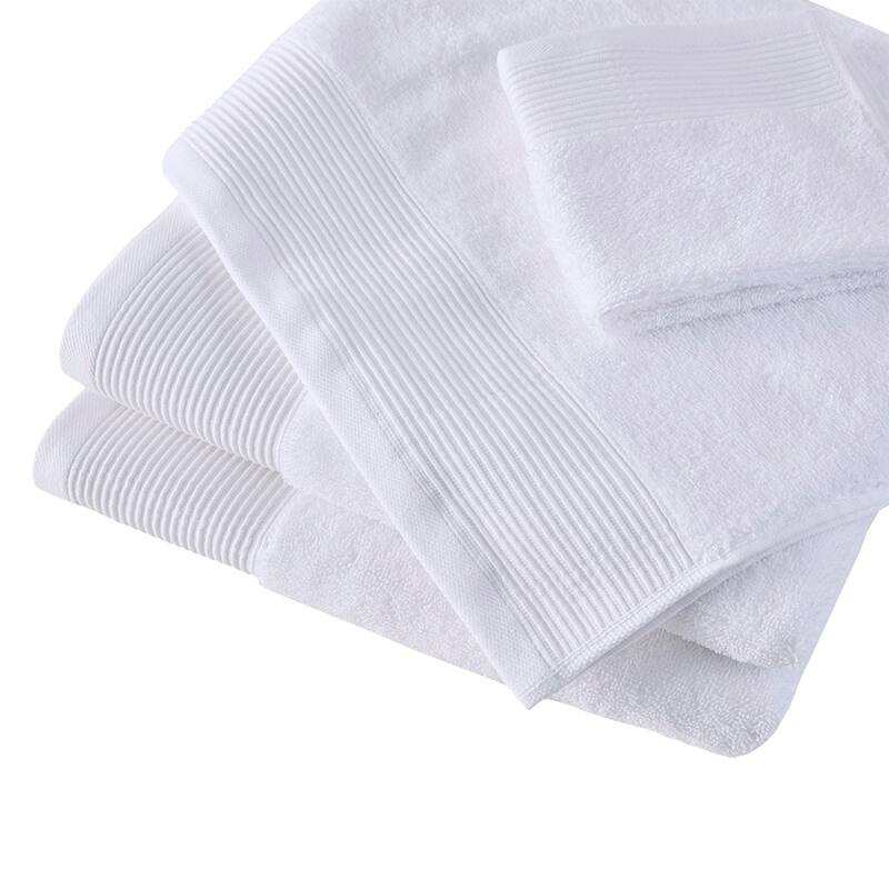 Cotton Tencel Blend Antimicrobial 6 Piece Towel Set