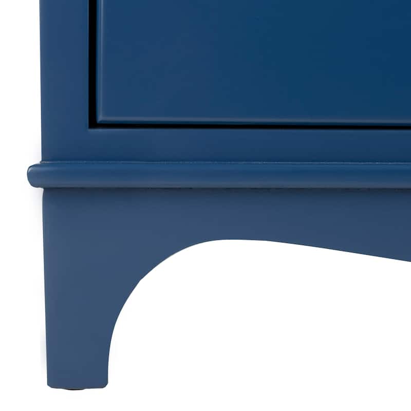 SAFAVIEH Karyn Nightstand - Black / Brass