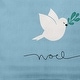 preview thumbnail 2 of 9, Noel Bird Christmas Soft Spun Polyester Decorative Throw Pillow