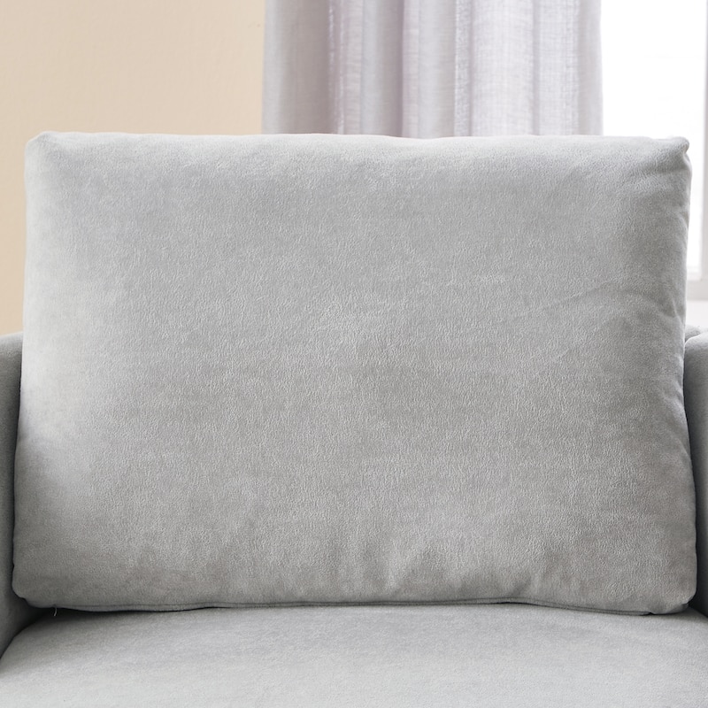 Armchair Barrel Chair with Cushioned Backrest and Soft Armrests, Swivel Chair Accent Chair Lounge Chair