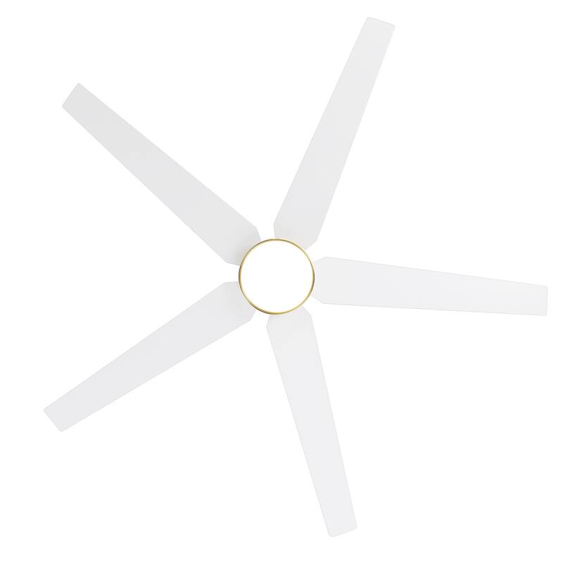 65 in. Integrated LED Indoor Ceiling Fans with Light and Remote Control Included
