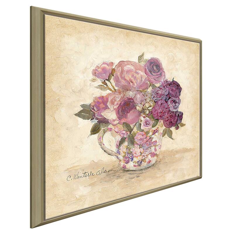 "Petite Bouquet I" Print on Floating Canvas