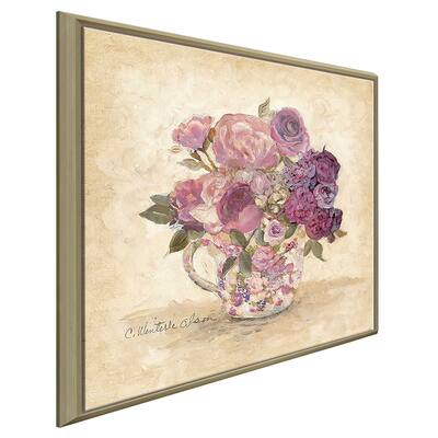 "Petite Bouquet I" Print on Floating Canvas