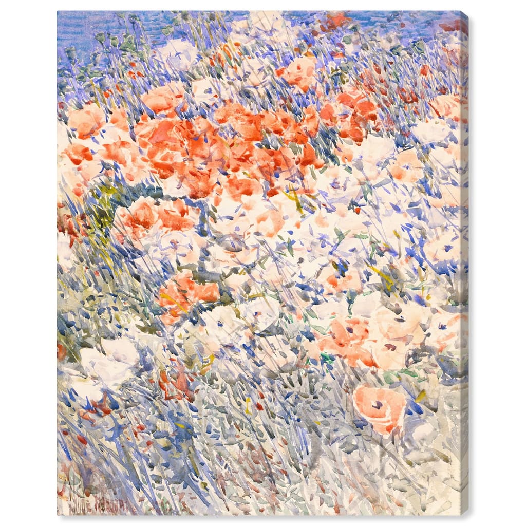 Island Garden by Childe Hassam Canvas by Art Remedy, Gallery Wrapped