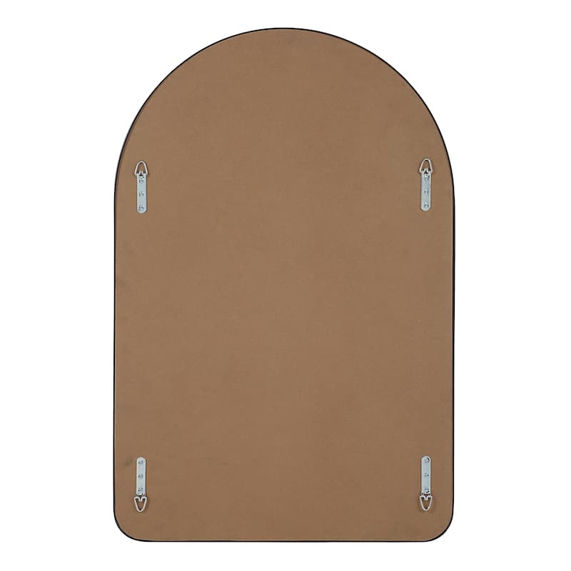 Renwil Cascais 36" H x 24" W Wall Mirror, Black