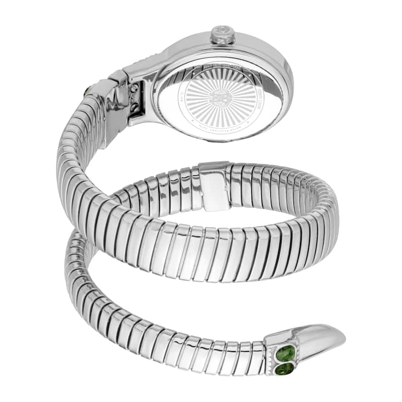 Roberto Cavalli Women RC5L104M0015 Quartz Watch - Silver-Tone