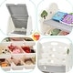 preview thumbnail 5 of 8, Kids Bookshelf Toy Storage Organizer with 17 Bins and 5 Bookshelves, Multi-functional Nursery Organizer