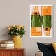 preview thumbnail 14 of 20, Oliver Gal 'Shiny Champagne' Drinks and Spirits Wall Art Framed Print Champagne - Green, Orange 16 x 24 - White