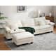 Option White 3 Seats + 1 Ottoman