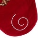 preview thumbnail 6 of 4, Reindeer and Snowflake Sequin Christmas Stockings - 20" - Red and White - Set of 2